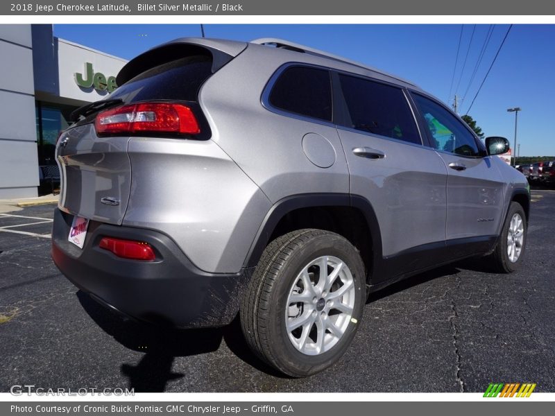 Billet Silver Metallic / Black 2018 Jeep Cherokee Latitude
