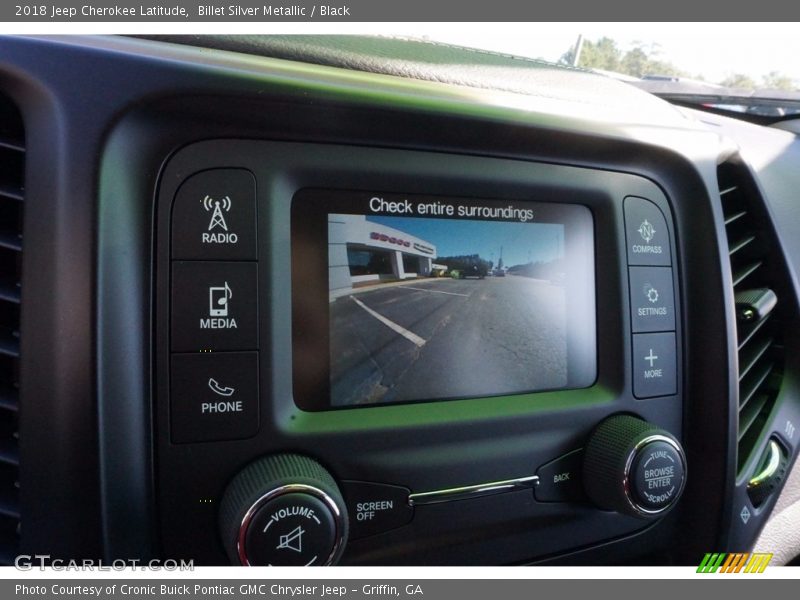 Billet Silver Metallic / Black 2018 Jeep Cherokee Latitude