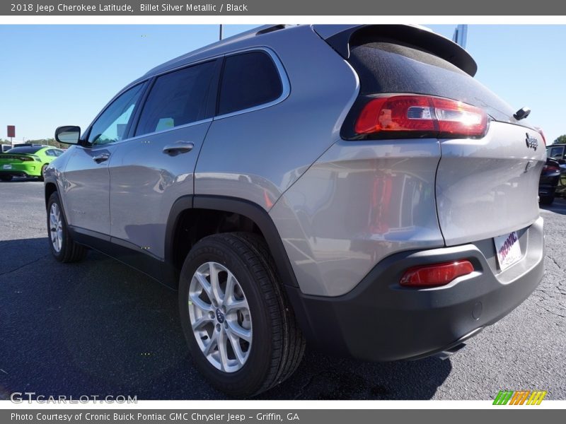 Billet Silver Metallic / Black 2018 Jeep Cherokee Latitude