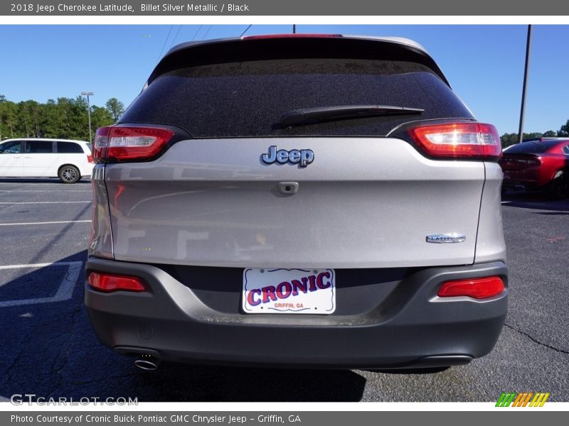 Billet Silver Metallic / Black 2018 Jeep Cherokee Latitude