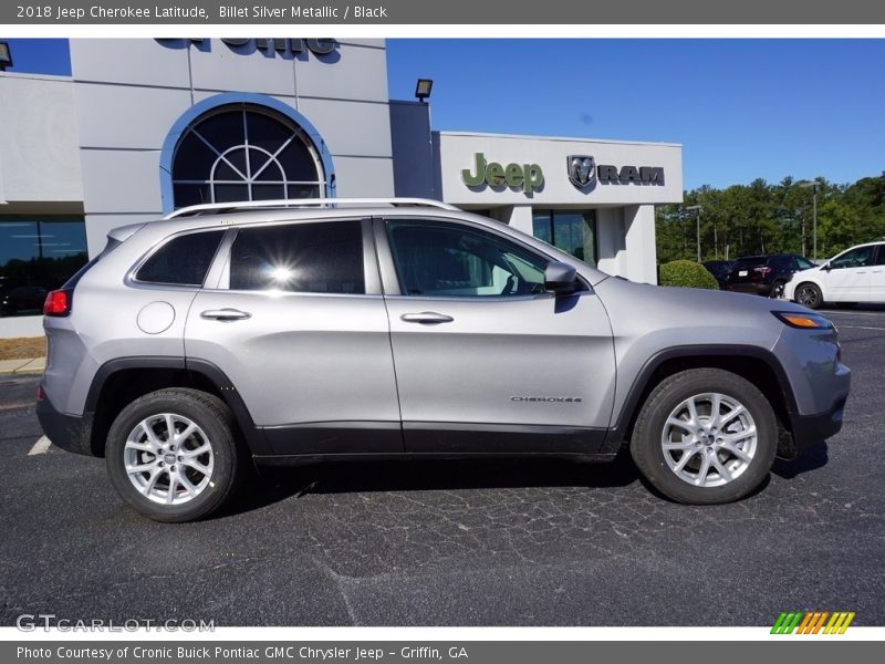 Billet Silver Metallic / Black 2018 Jeep Cherokee Latitude