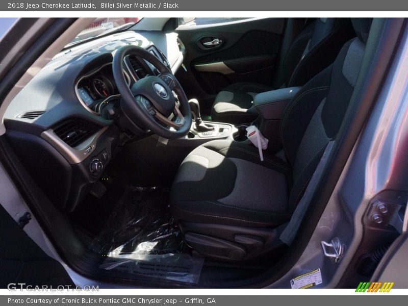 Billet Silver Metallic / Black 2018 Jeep Cherokee Latitude