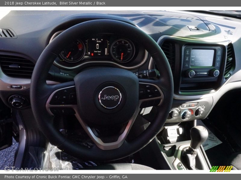 Billet Silver Metallic / Black 2018 Jeep Cherokee Latitude