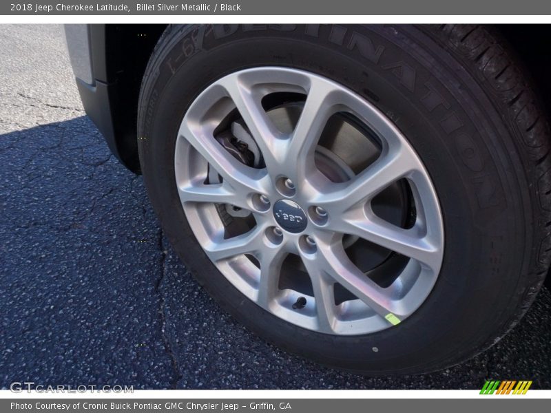 Billet Silver Metallic / Black 2018 Jeep Cherokee Latitude
