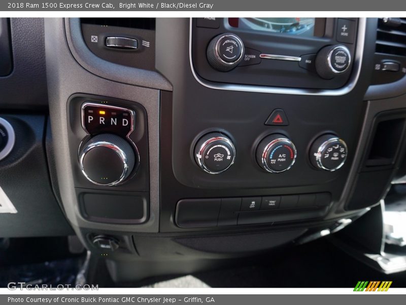Bright White / Black/Diesel Gray 2018 Ram 1500 Express Crew Cab