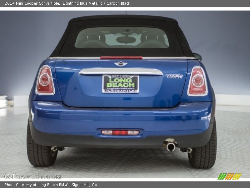 Lightning Blue Metallic / Carbon Black 2014 Mini Cooper Convertible