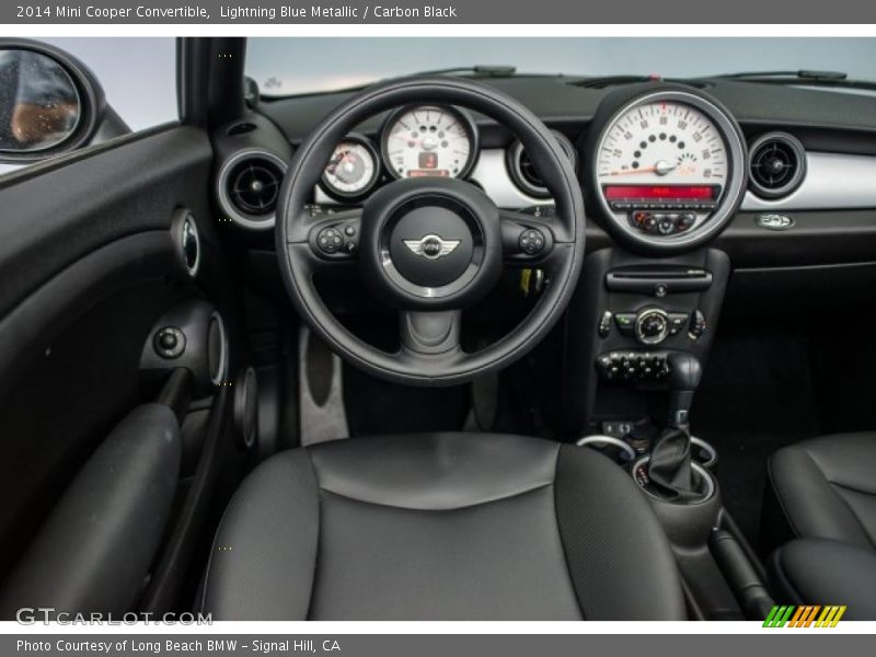 Lightning Blue Metallic / Carbon Black 2014 Mini Cooper Convertible