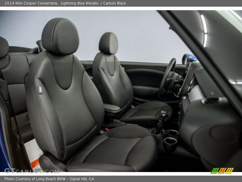 Lightning Blue Metallic / Carbon Black 2014 Mini Cooper Convertible