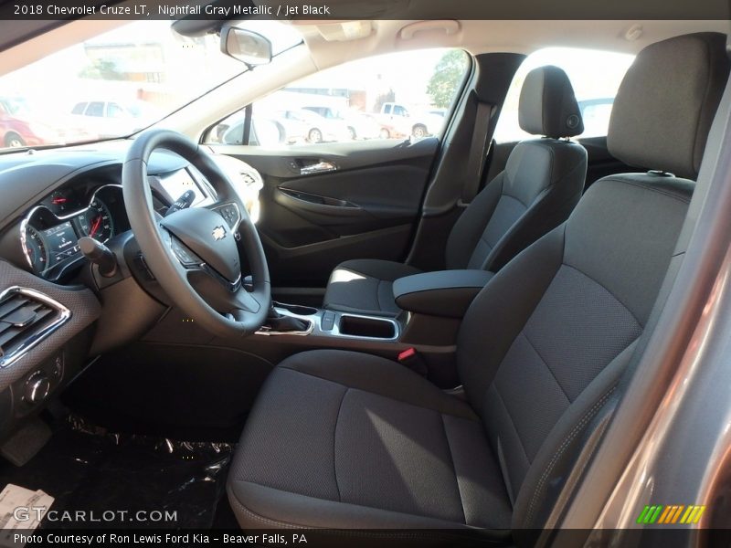 Nightfall Gray Metallic / Jet Black 2018 Chevrolet Cruze LT