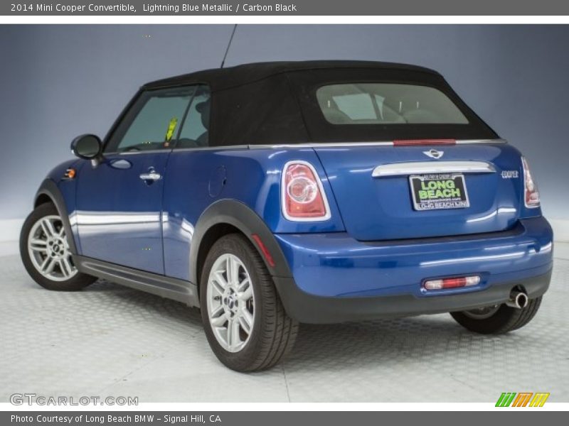 Lightning Blue Metallic / Carbon Black 2014 Mini Cooper Convertible