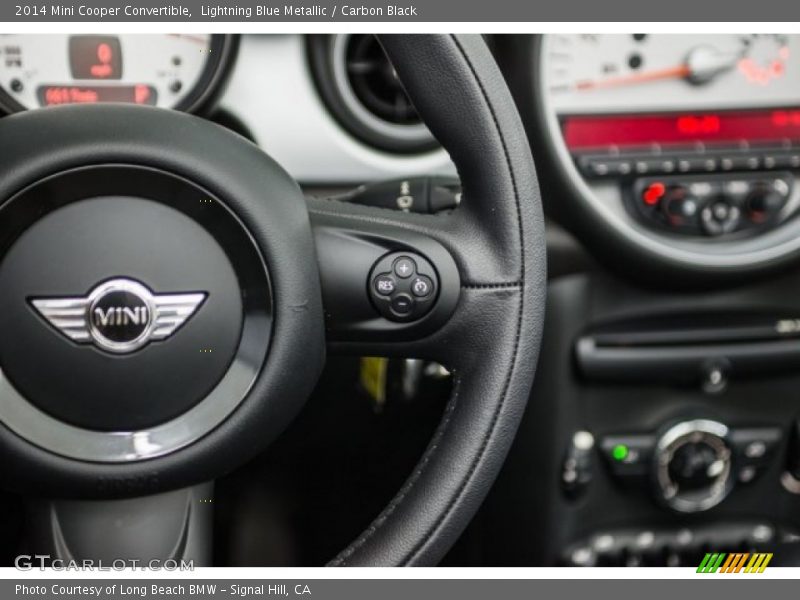 Lightning Blue Metallic / Carbon Black 2014 Mini Cooper Convertible