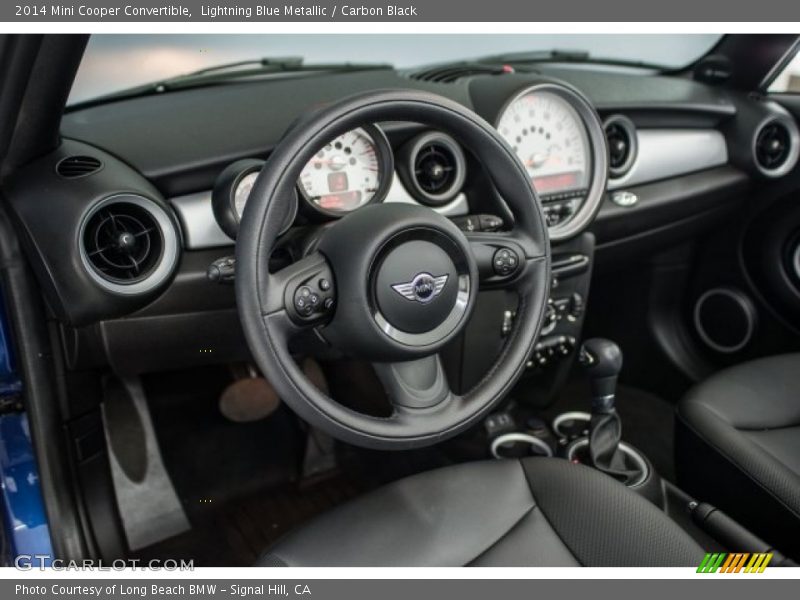 Lightning Blue Metallic / Carbon Black 2014 Mini Cooper Convertible