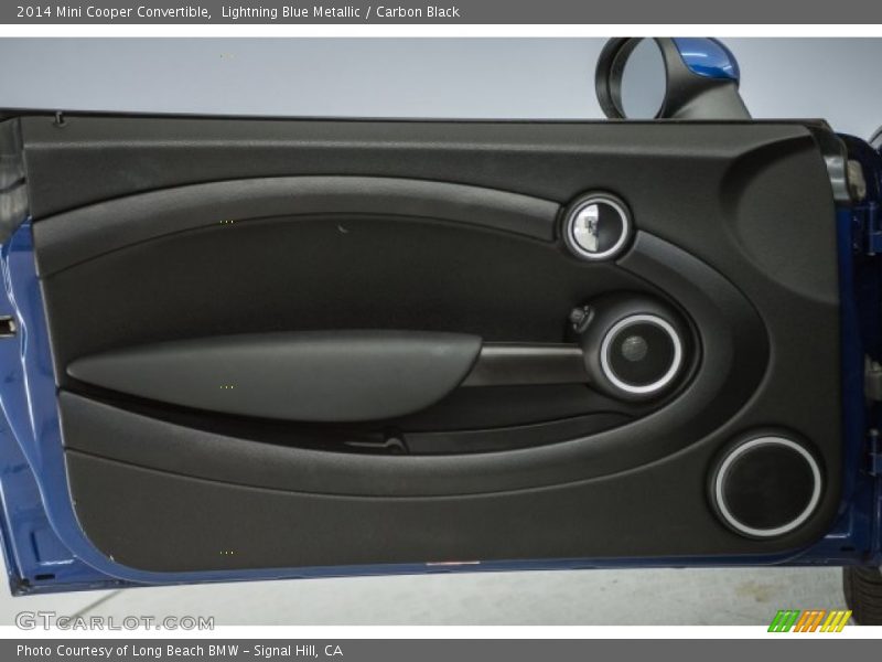 Lightning Blue Metallic / Carbon Black 2014 Mini Cooper Convertible