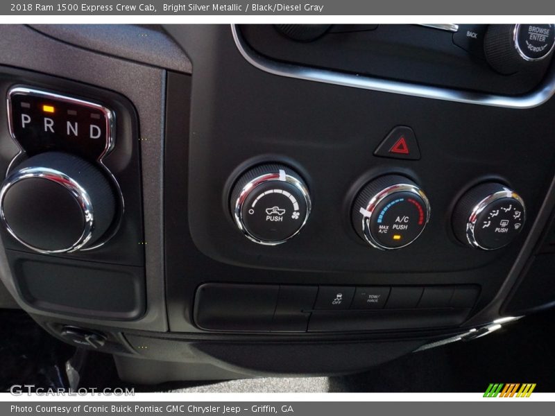 Bright Silver Metallic / Black/Diesel Gray 2018 Ram 1500 Express Crew Cab