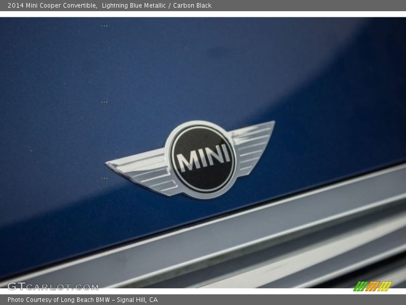 Lightning Blue Metallic / Carbon Black 2014 Mini Cooper Convertible
