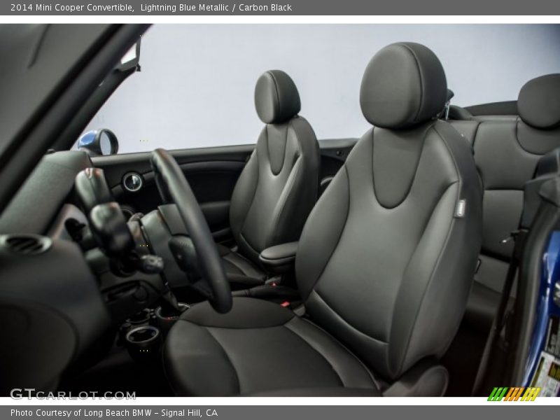Lightning Blue Metallic / Carbon Black 2014 Mini Cooper Convertible