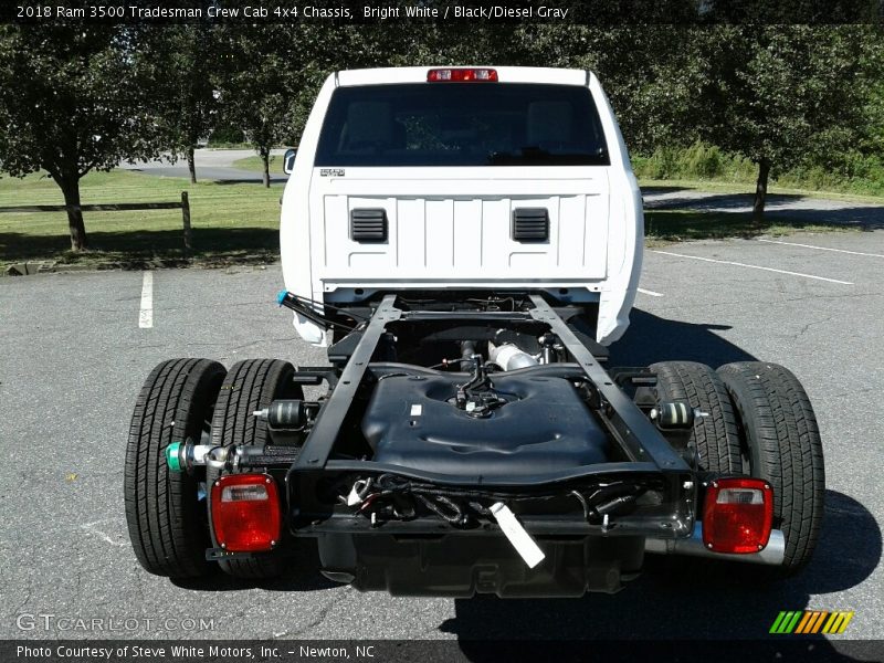 Bright White / Black/Diesel Gray 2018 Ram 3500 Tradesman Crew Cab 4x4 Chassis