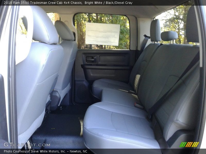 Bright White / Black/Diesel Gray 2018 Ram 3500 Tradesman Crew Cab 4x4 Chassis