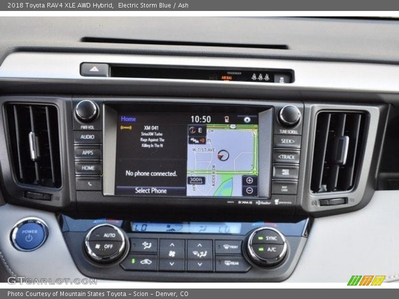 Navigation of 2018 RAV4 XLE AWD Hybrid