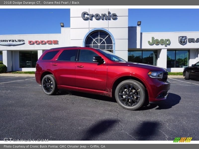 Octane Red Pearl / Black 2018 Dodge Durango GT