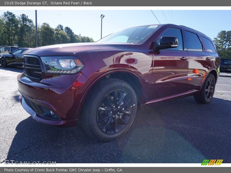 Octane Red Pearl / Black 2018 Dodge Durango GT