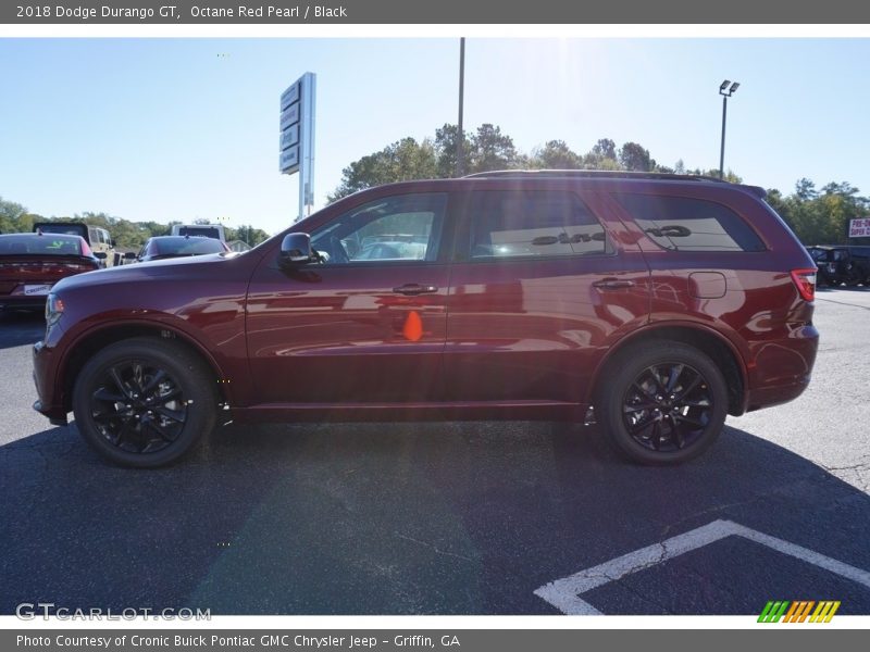 Octane Red Pearl / Black 2018 Dodge Durango GT
