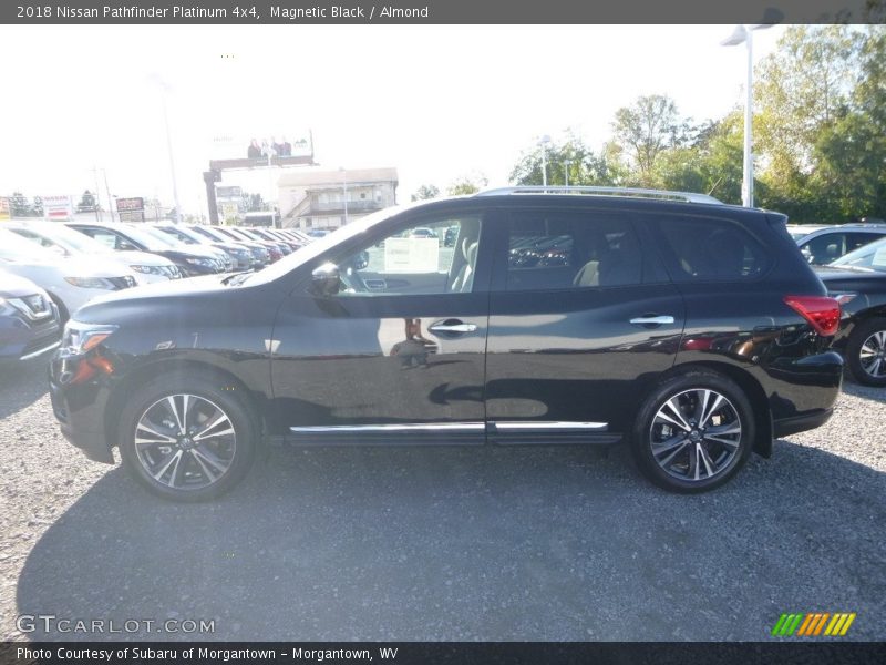 Magnetic Black / Almond 2018 Nissan Pathfinder Platinum 4x4