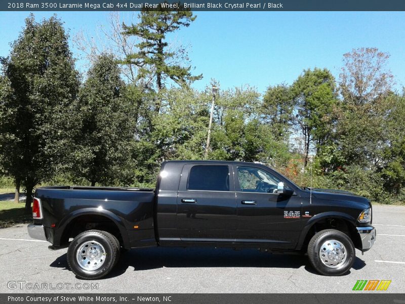  2018 3500 Laramie Mega Cab 4x4 Dual Rear Wheel Brilliant Black Crystal Pearl