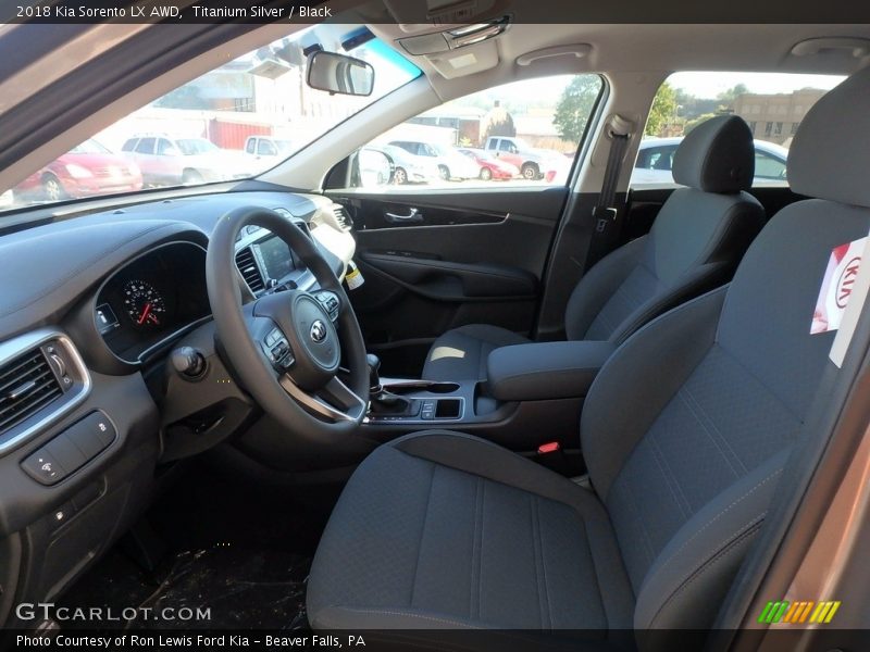 Titanium Silver / Black 2018 Kia Sorento LX AWD