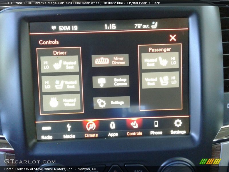 Brilliant Black Crystal Pearl / Black 2018 Ram 3500 Laramie Mega Cab 4x4 Dual Rear Wheel