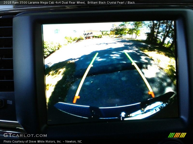 Brilliant Black Crystal Pearl / Black 2018 Ram 3500 Laramie Mega Cab 4x4 Dual Rear Wheel