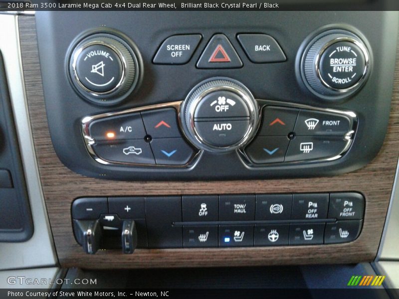 Controls of 2018 3500 Laramie Mega Cab 4x4 Dual Rear Wheel