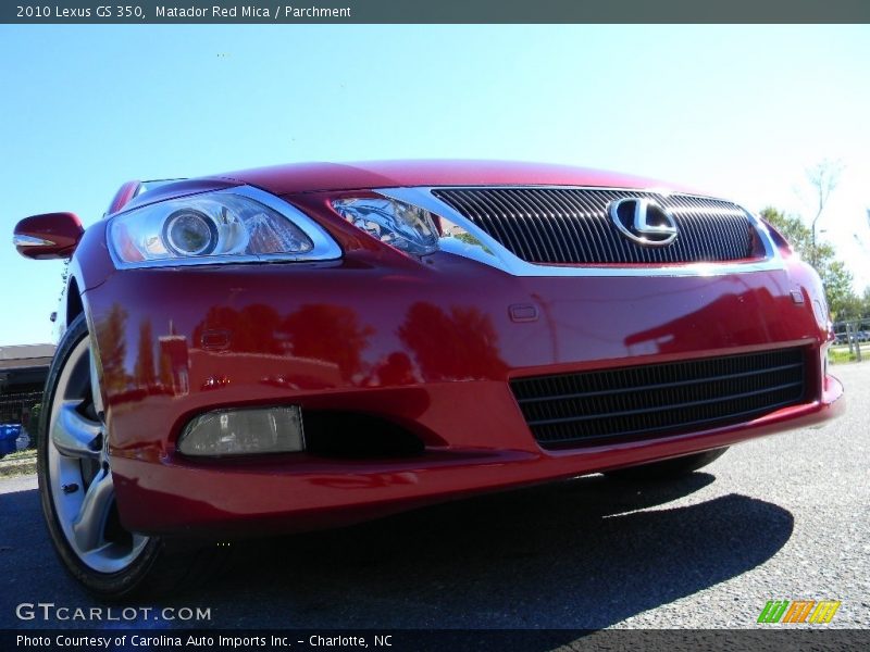 Matador Red Mica / Parchment 2010 Lexus GS 350