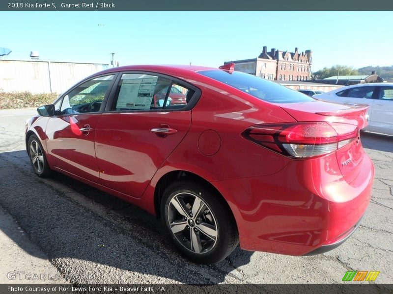 Garnet Red / Black 2018 Kia Forte S