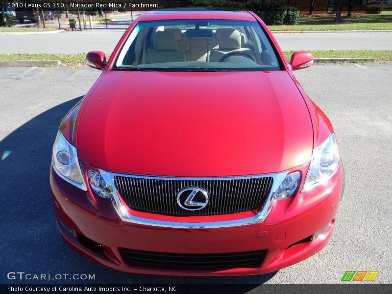 Matador Red Mica / Parchment 2010 Lexus GS 350