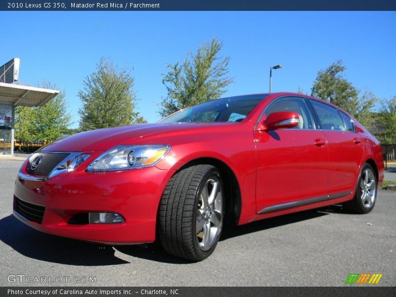 Matador Red Mica / Parchment 2010 Lexus GS 350