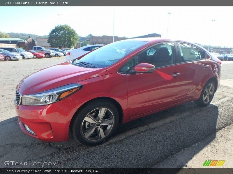 Garnet Red / Black 2018 Kia Forte S