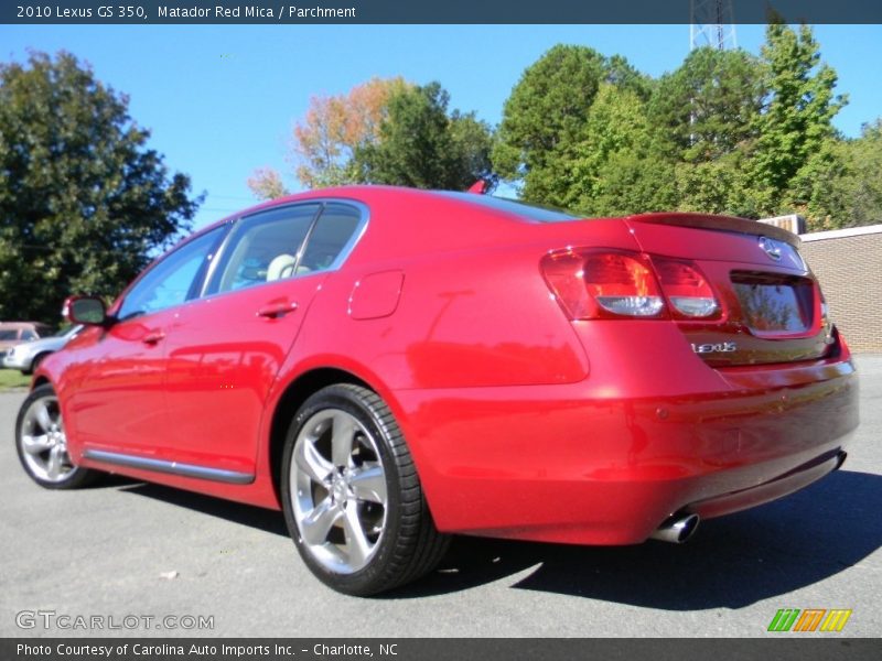 Matador Red Mica / Parchment 2010 Lexus GS 350