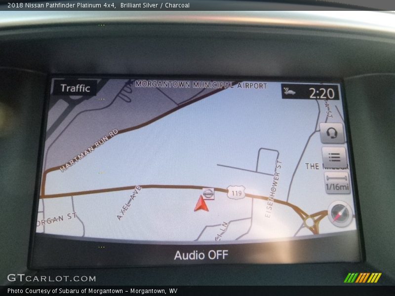 Brilliant Silver / Charcoal 2018 Nissan Pathfinder Platinum 4x4