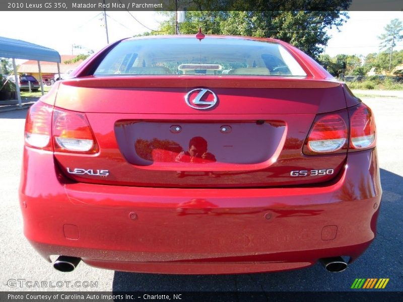 Matador Red Mica / Parchment 2010 Lexus GS 350