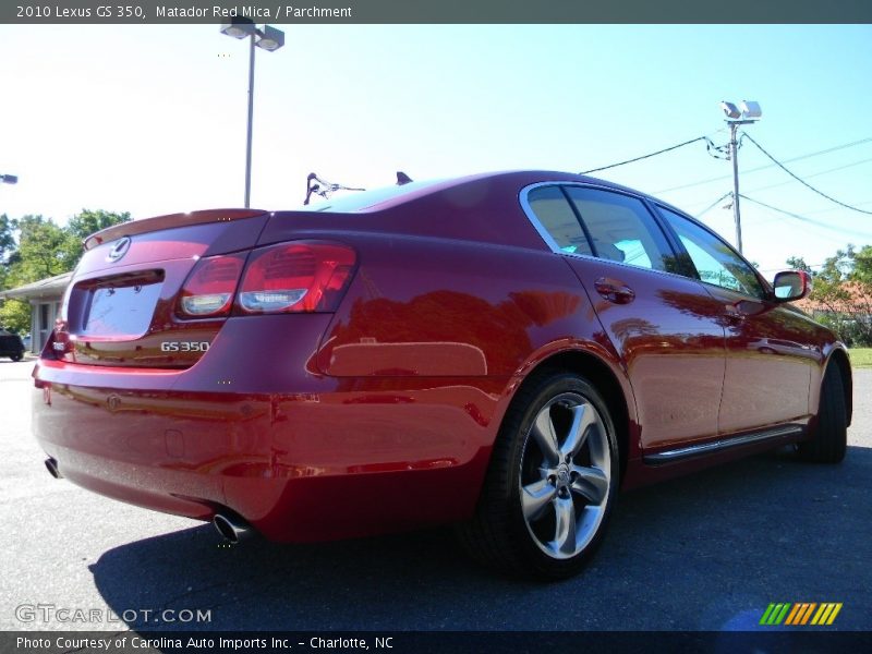 Matador Red Mica / Parchment 2010 Lexus GS 350