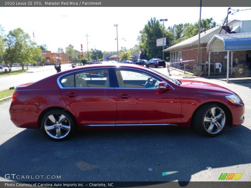 Matador Red Mica / Parchment 2010 Lexus GS 350