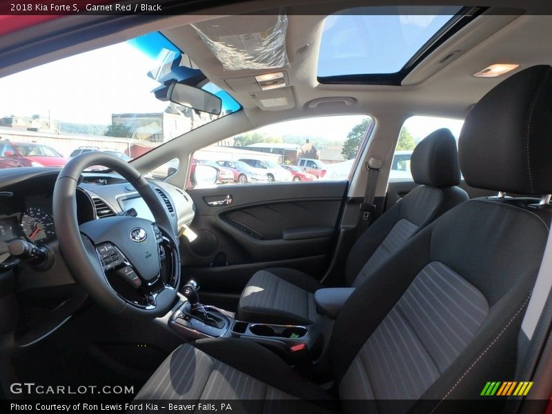 Garnet Red / Black 2018 Kia Forte S