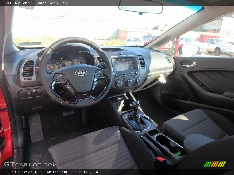  2018 Forte S Black Interior