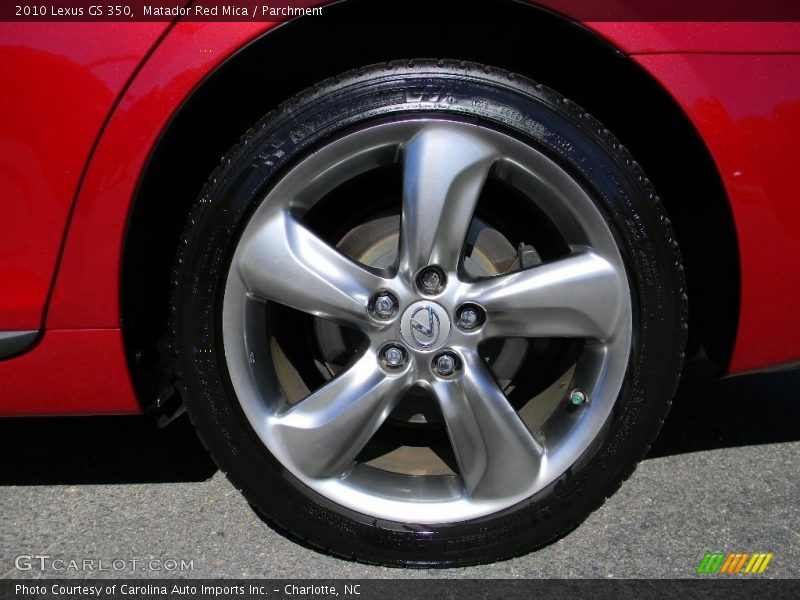Matador Red Mica / Parchment 2010 Lexus GS 350