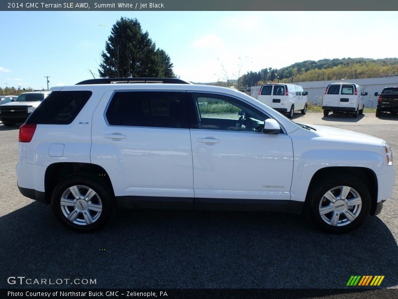 Summit White / Jet Black 2014 GMC Terrain SLE AWD