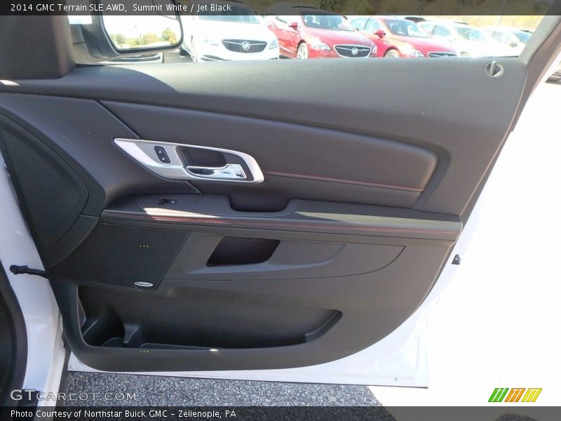 Summit White / Jet Black 2014 GMC Terrain SLE AWD