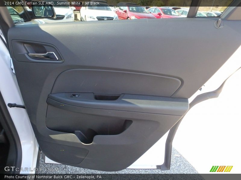 Summit White / Jet Black 2014 GMC Terrain SLE AWD