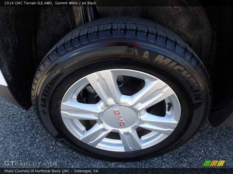 Summit White / Jet Black 2014 GMC Terrain SLE AWD
