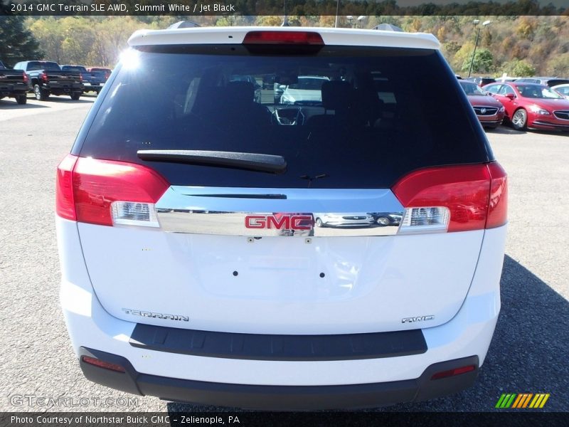 Summit White / Jet Black 2014 GMC Terrain SLE AWD